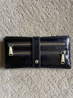 Hobo Black Leather Wallet